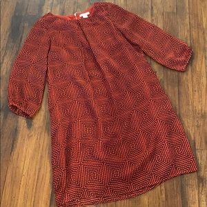 H&M Abstract Print Easy-Wear Shift Dress